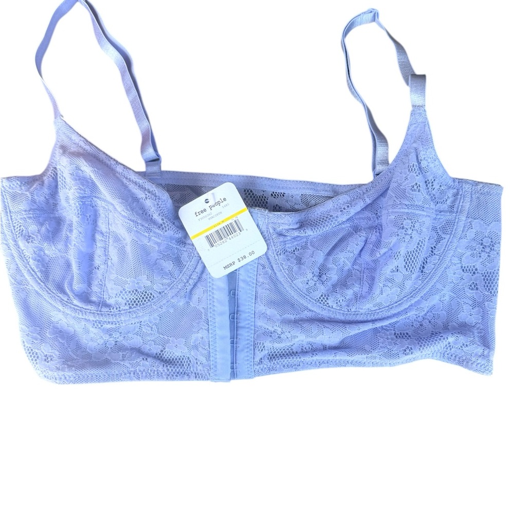 Lace Bralette in Light Purple
